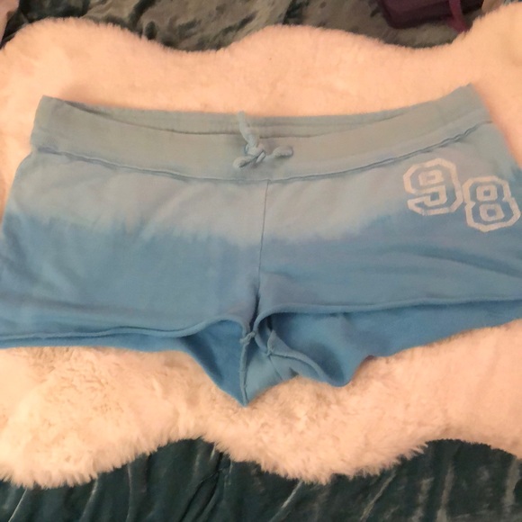 Light Blue Ombré Shorts - Picture 1 of 2